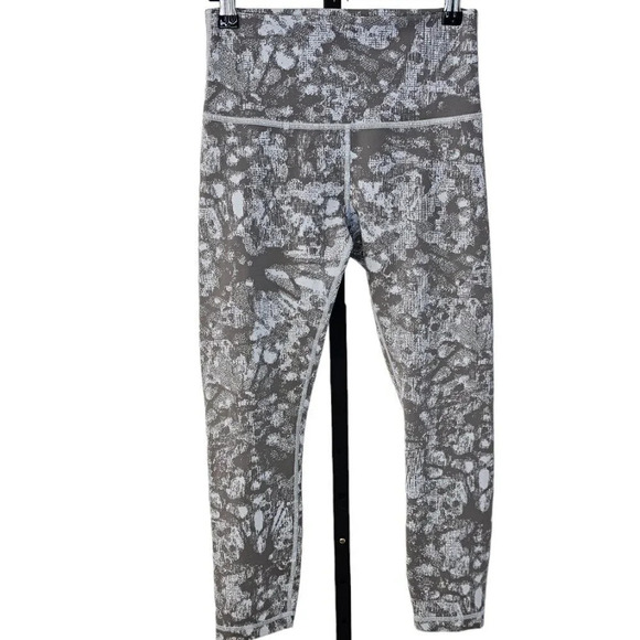 Lululemon Wunder Under Hi-Rise Crop 23" Full-On Luxtreme Size 6 Starlight Grey - Picture 1 of 8